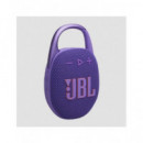 JBL Altavoz Portatil BLUETOOTH CLIP5 Purpura 12H IP67