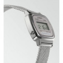 CASIO LA670WEM-7 – Reloj Digital Vintage Plateado con Malla Milanesa