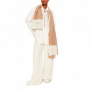 Foulard Minimal Logo Linen Stole  CALVIN KLEIN