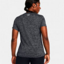 Camiseta de Manga Corta Tech Twist V-neck  UNDER ARMOUR