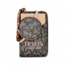 Funda Móvil Colgante Tous Kaos Icon Negro con Correa Ajustable  TOUS BAGS