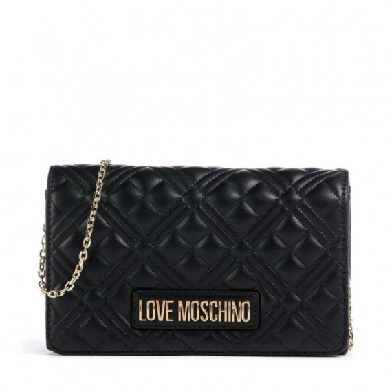Bolso Quilted con Solapa  LOVE MOSCHINO