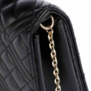 Bolso Quilted con Solapa  LOVE MOSCHINO