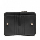 Cartera Sculpted Mediana Zip Around  CALVIN KLEIN JEANS