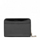 Cartera Sculpted Mediana Zip Around  CALVIN KLEIN JEANS