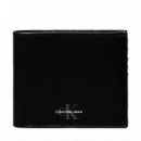 Cartera de Piel con Compartimento para Billetes y Monedero y Rfid  CALVIN KLEIN JEANS