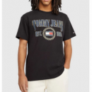 Camiseta TOMMY JEANS Luxe Negra