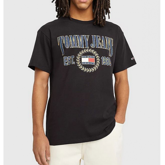 Camiseta TOMMY JEANS Luxe Negra
