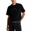 Camiseta TOMMY JEANS Linear Logo Negra
