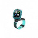 XO Reloj Smartwatch Infantil 4G con Camara/videollamada H110 VERDE/700MHA/128MB/240X240/