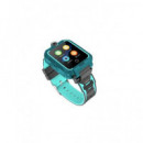 XO Reloj Smartwatch Infantil 4G con Camara/videollamada H110 VERDE/700MHA/128MB/240X240/