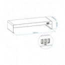 TOOQ Soporte Monitor con 3XUSB TQMR0124