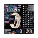 SAMI Reloj Inteligente Evolution 3 WS-2373BG con Presion Sanguinea/cardiaco/oxigeno Beige