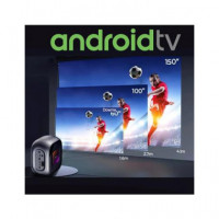 HAVIT Proyector Wifi con Android TV 720P 250LM PJ215 Pro