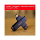 SANDISK Pendrive para Iphone con Lightning y Tipo C 128GB