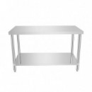 Mesa de Trabajo Inoxidable LARRYHOUSE 180X70X85 Cm