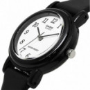 CASIO LQ-139BMV-1B – Reloj Análogo Clásico para Mujer con Correa Negra y Esfera Blanca