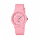 Reloj CASIO LQ-24B-4B Clásico Rosado con Diseño Compacto y Elegante