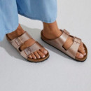 Sandalias Arizona Copper Metalizadas Unisex BIRKENSTOCK