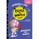 Aprende a Leer Escuela Monstruos 17 Diferentes Pero Iguales