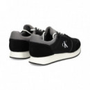 Talon Gris Dep.ante+nylon Negro  CALVIN KLEIN