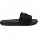Pala Logo en Relieve Negro  CALVIN KLEIN