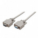 Cable Serie NANOCABLE RS232 DB9/M - DB9/H 3M White