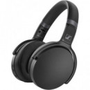 SENNHEISER Auricular de Casco Cerrado BLUETOOTH HD 450BT Negro Cancelacion Ruido,asistente de Voz,pl
