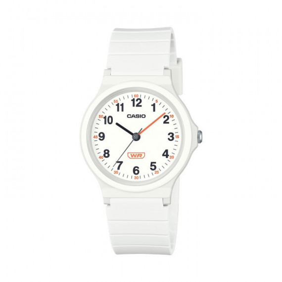 CASIO LQ-24B-7B – Reloj Análogo Blanco Wr con Estilo Minimalista