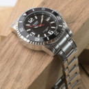 CASIO MTD-1053D-1A – Reloj Diver Negro 200M con Bisel y Brazalete de Acero