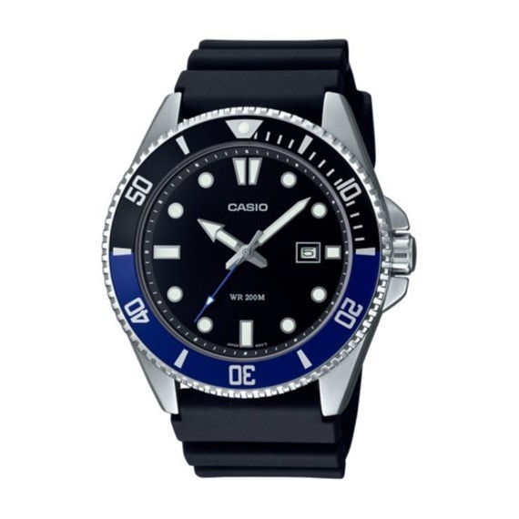CASIO MDV-107-1A2V – Reloj Diver Azul Wr 200M con Correa de Resina