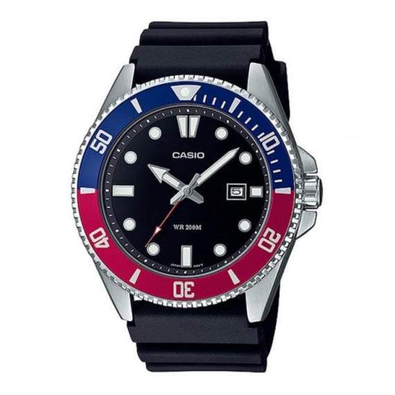 CASIO MDV-107-1A3V – Reloj Diver Pepsi Wr 200M con Correa de Resina