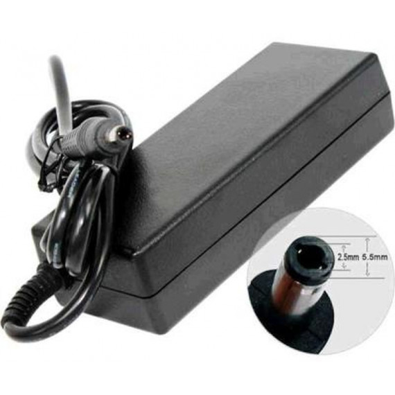 Cargador para Portátil Acer/asus/toshiba 45W  19V 2.37A 5.5 Mm X 2.5 Mm/ M-165