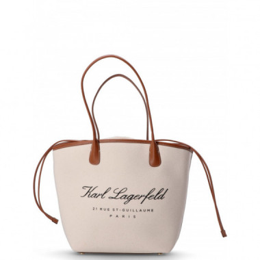 KARL LAGERFELD - Hotel Karl  Medium Canvas Bag - 1UA - A1W46075/1UA
