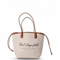 KARL LAGERFELD - Hotel Karl  Medium Canvas Bag - 1UA - A1W46075/1UA