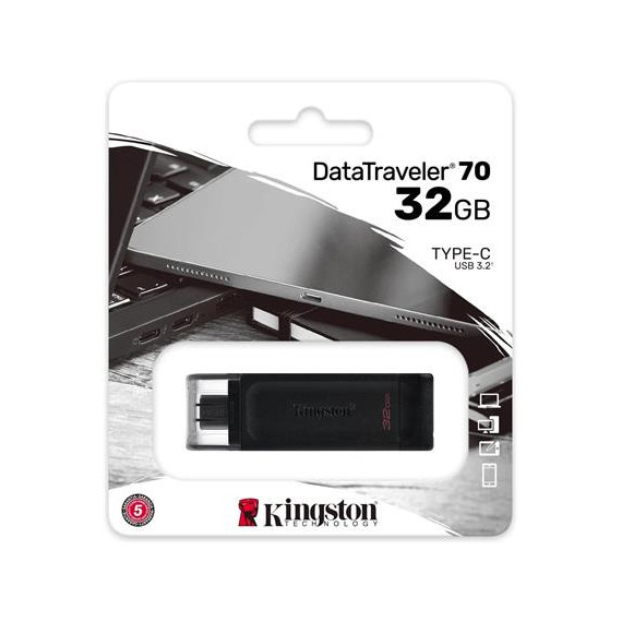 KINGSTON Pendrive USB C DATATRAVELER70 32GB