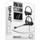 Qpad Auricular con Microfono Gaming QH-5 Negro con Jack 3.5MM  LALO