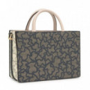 Bolso Shopping Mediano Amaya Kaos Icon Negro de TOUS