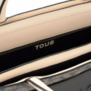 Bolso Shopping Mediano Amaya Kaos Icon Negro de TOUS