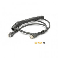 Metrologic Cable USB Rizado 53235B para Lector Codigos Serie MS-9500  HONEYWELL