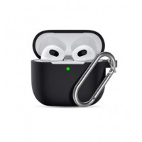 DEVIA Funda Silicona para Airpods 4 Negro