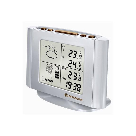 BRESSER Estacion Metereologica con Indicador de Riego y Estacion 7020400