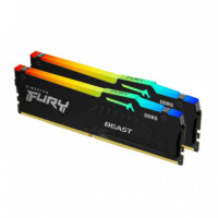 KINGSTON Technology Fury Beast Rgb 16GB (2X8GB) 6000MHZ CL36 DDR5 Negra