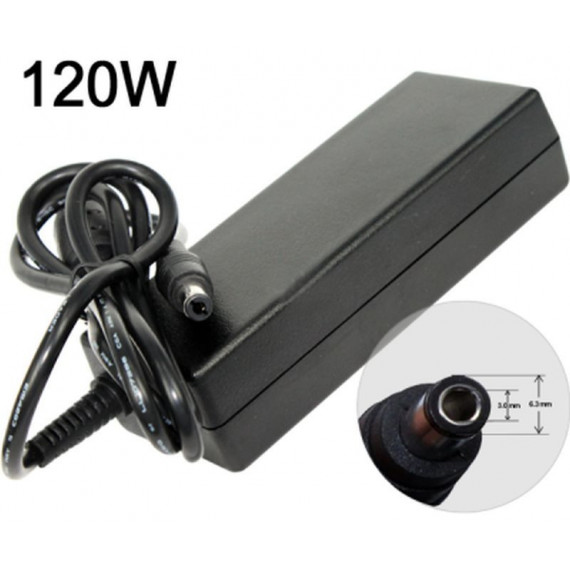 Cargador para Portátil Toshiba 120W 15V 8A 6.3 Mm X 3.0 Mm / 8063