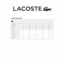 Camiseta de Canalé de Algodón de Corte Ajustado de LACOSTE