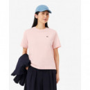 Camiseta de Corte Holgado de Algodón Suave de LACOSTE