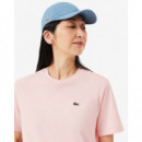 Camiseta de Corte Holgado de Algodón Suave de LACOSTE