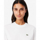 Camiseta de Corte Holgado de Algodón Suave de LACOSTE