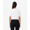 Camiseta de Corte Holgado de Algodón Suave de LACOSTE