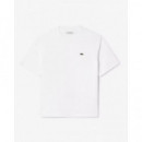 Camiseta de Corte Holgado de Algodón Suave de LACOSTE